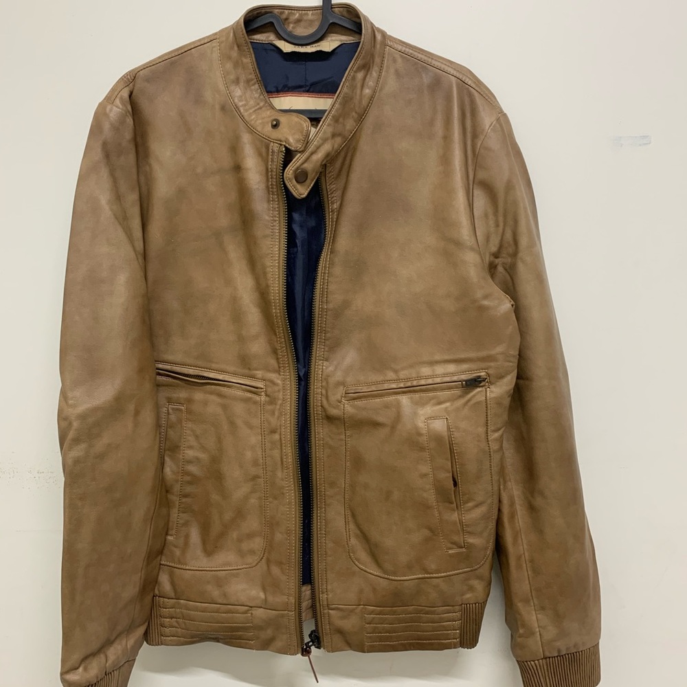 Zara Men Faux Leather Jacket